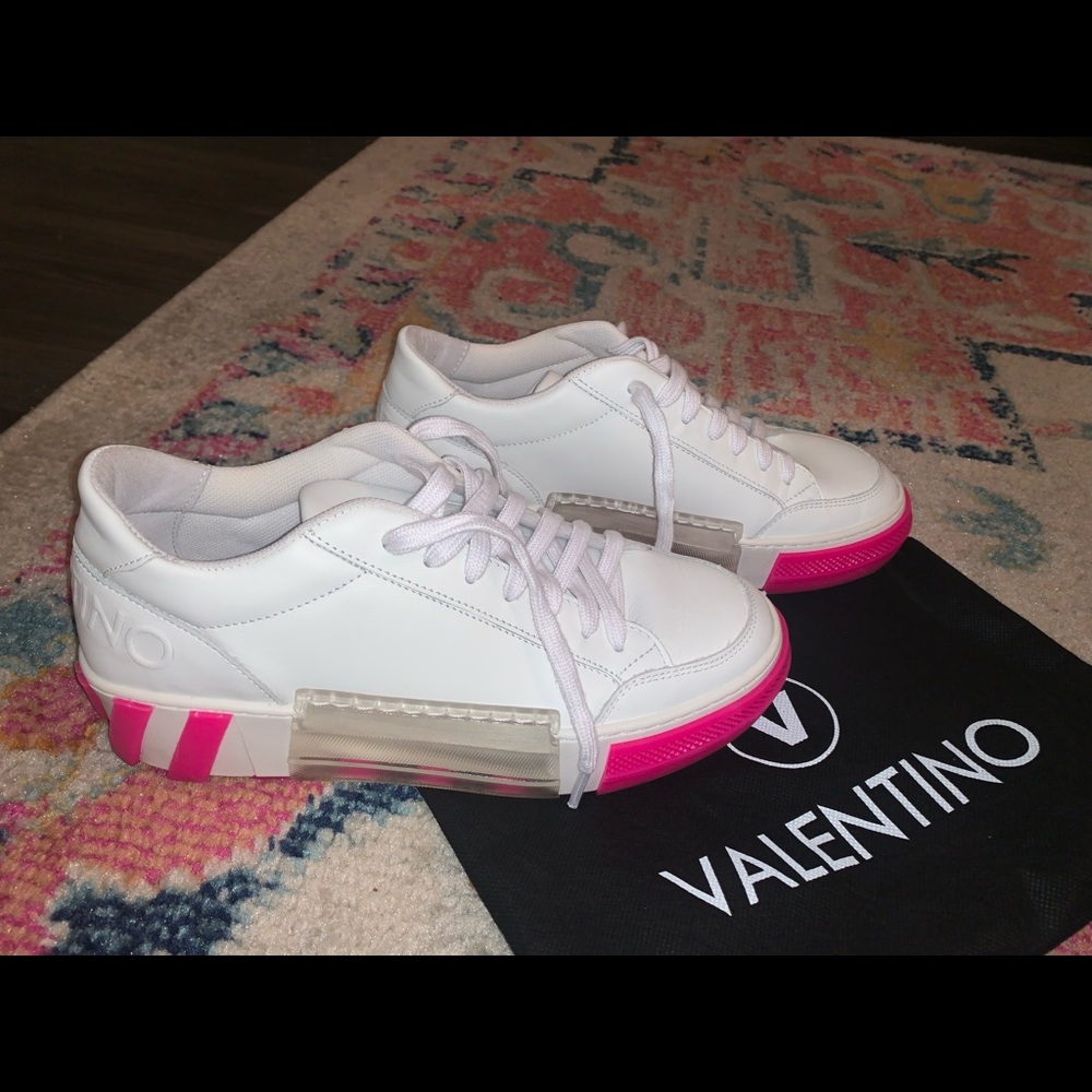 Valentino sneakers, size 9 (39)! Wore twice.